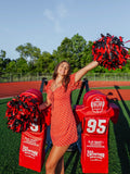 Pretty In Polka Dots Dress in Red