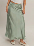 To The Maxi Skirt in Sage