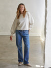 Zayne French Terry Pullover in Sugar