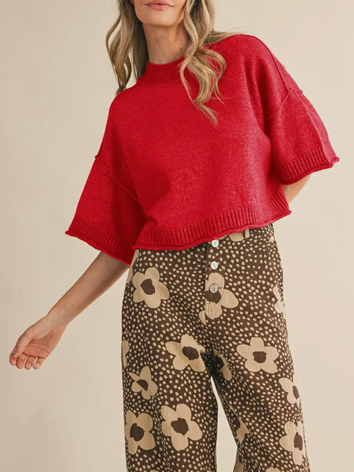 MOCKtauk Will Never Be The Same Sweater in Red