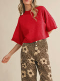 MOCKtauk Will Never Be The Same Sweater in Red