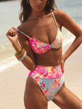 Camilla Top in Bloom Lagoon