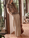 Garden Gate Beach Pant in Gingham