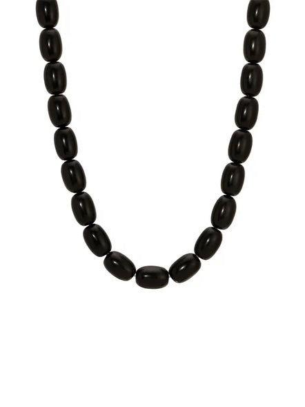 Clementine Necklace in Black