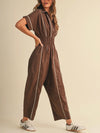 So Jealous Jumpsuit in Brown