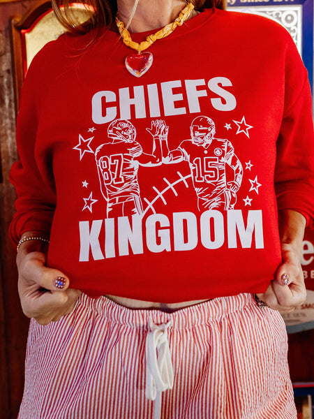 Dynamic Duo Sweatshirt in Red