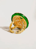 Darla Vintage Statement Multicolor Ring