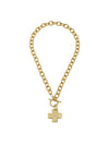 Cross Toggle Necklace