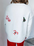 Holiday Cheer Sweater in Cream