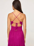 Calla Dress in Berry