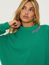 Devyn Oversized Sweatshirt in Lucky Clover