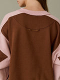 Go Glen Cocoa Sweatshirt in Brown & Pink