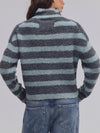 WTF Button Collection Cardigan in Storm Cloud