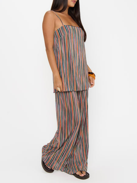 Abby Top in Sundown Stripe Knit