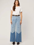 Studio Flare Chevron in Light Vintage Indigo