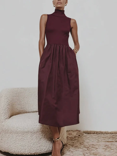 The Slim Cuff Pant 27.5 in New Maroon