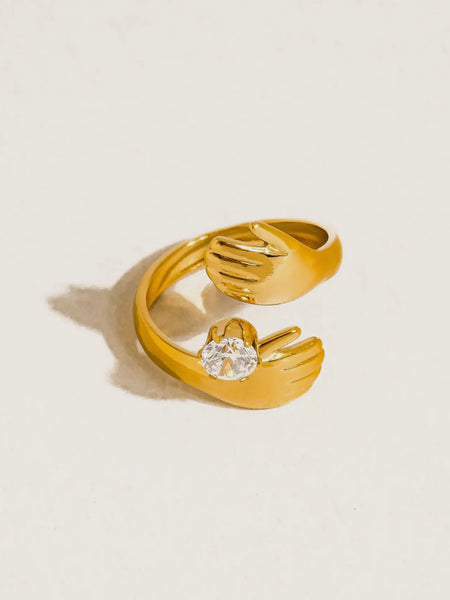 Zyne Hands Embrace Ring