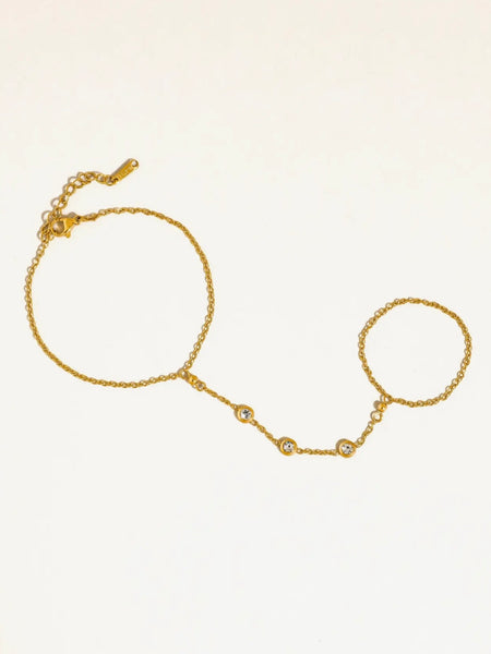 Nadine CZ Hand Chain