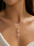 Clary Starburst Drop Necklace