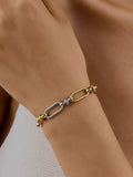 Matin Two Tone Chain Bracelet