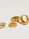 Rayon Glam Hoop Set