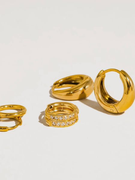 Rayon Glam Hoop Set