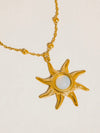 Astoria Sun Pendant Necklace