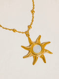 Astoria Sun Pendant Necklace