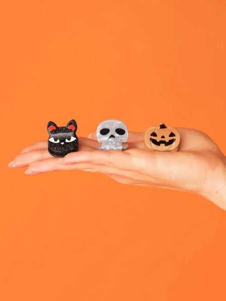 Mini Claw Clips 6pc Set in Halloween Squad