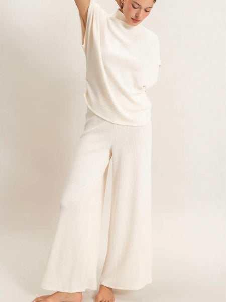 Knit With It Set in Cream