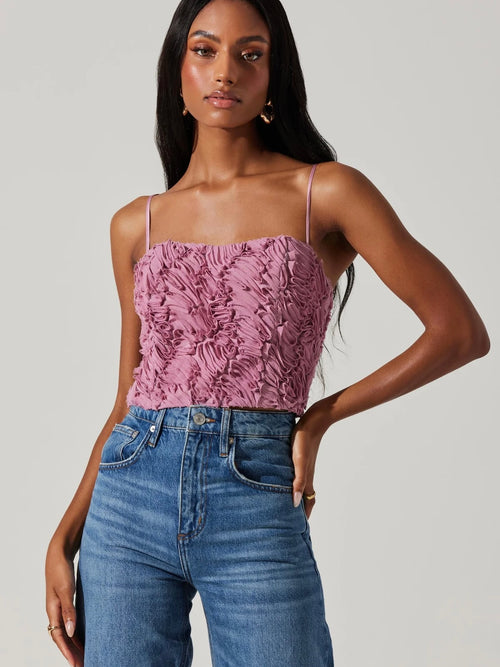 Kalinda Top in Mauve