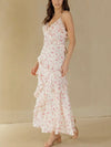 Don't Make Me Blush Maxi in Pink Floral
