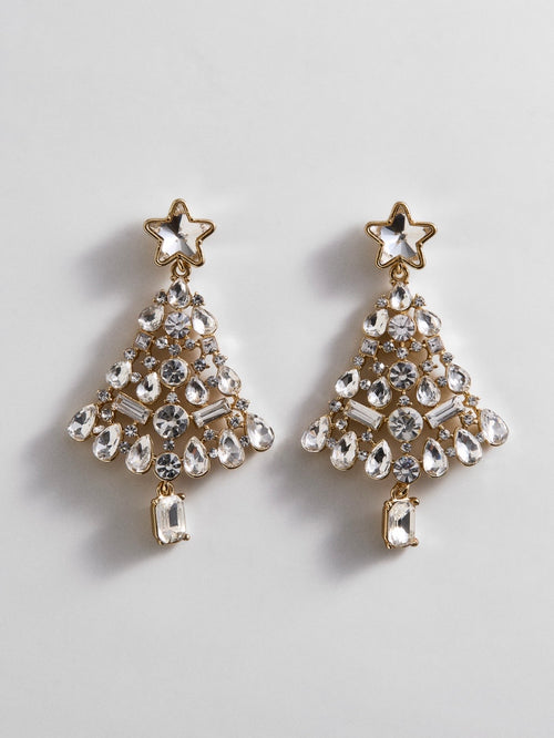 Spruced Up Christmas Tree Earrings