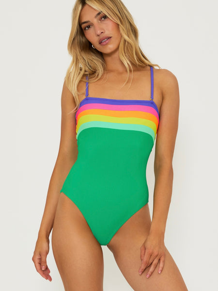 Jessa One Piece in Technicolor Colorblock