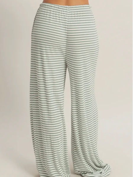 Wild Wide Leg Pant in Sage
