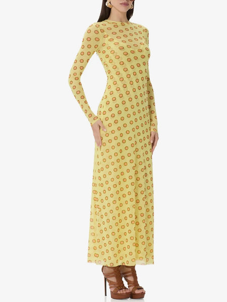 Paola Dress in Deco Dot