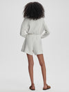 Annika Playsuit in Ivory Marl