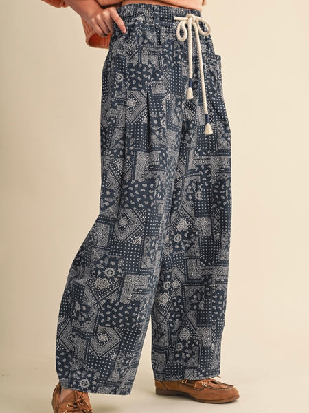 The Bruce Bandana Pant in Navy
