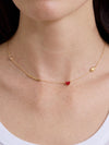 University of Arkansas Spaced Charm Necklace