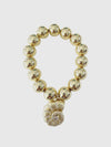 Gina Beaded Shell Charm Bracelet