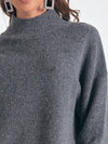 Don't Sweat It Turtleneck in Dark Grey