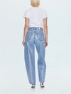 Wes High Rise Barrel Jean in Spellbound
