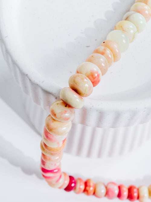 Lemon Coral Candy Necklace