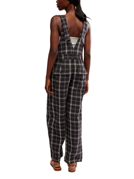 Mara Menswear Overall in Black Combo