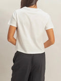 Crews Control Tee in Off White