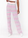 Feel Good Pants in Cotton Candy Stripe Knit