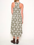 Renzo Dress in Green Plaid