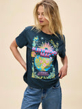 Fleetwood Mac Celestial Bouquet Boyfriend Tee in Vintage Black