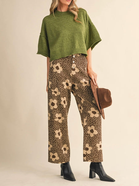 MOCKtauk Sweater in Olive