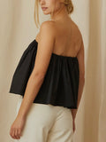 Full Swing Tube Top in Black